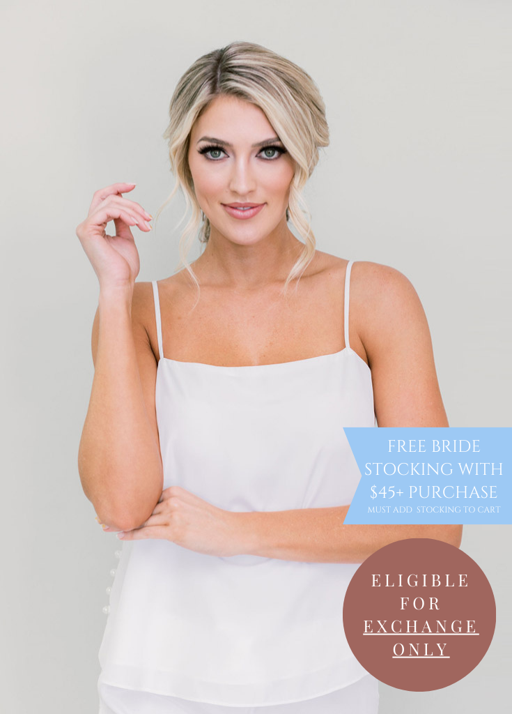 Katelyn Pajama Cami- White