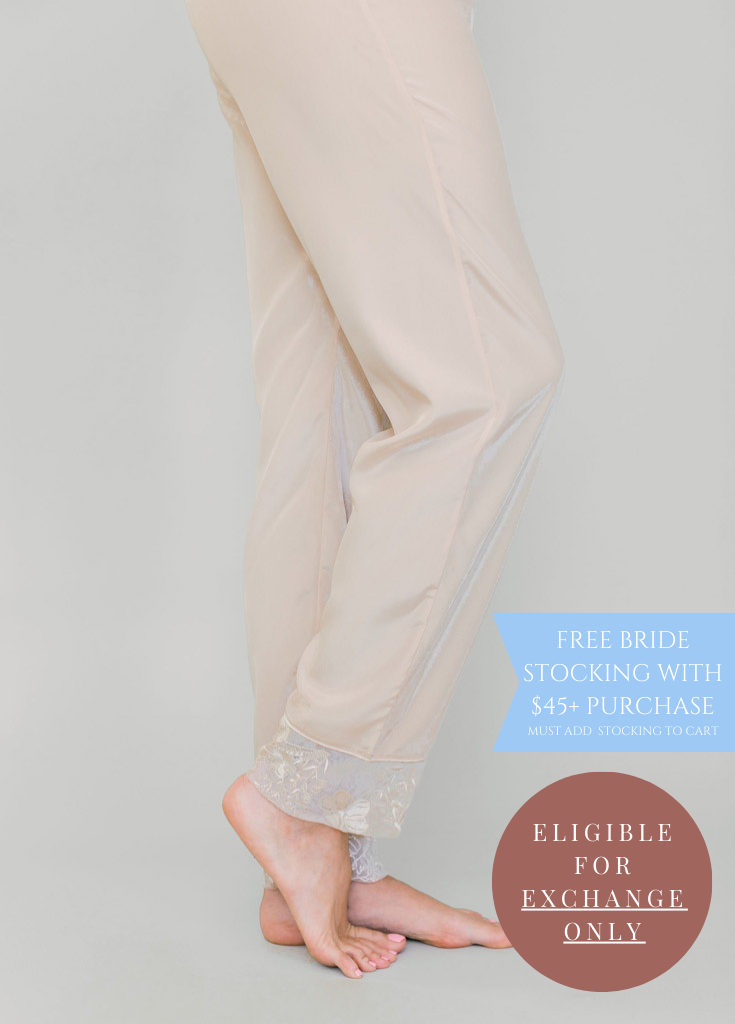 Katelyn Pajama Pant - Champagne