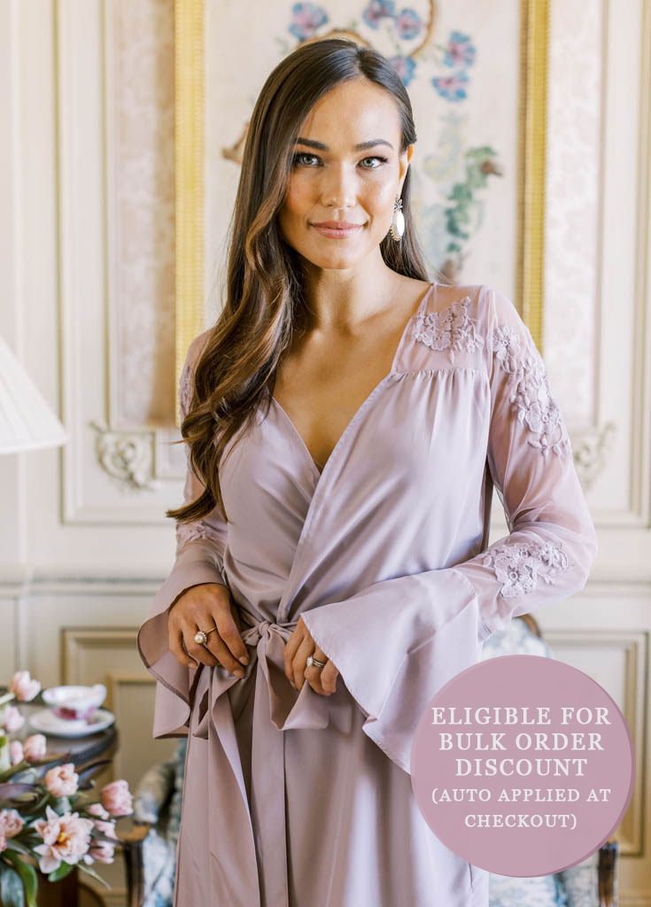 HILDY ROBE- DUSTY LAVENDER - Robed With Love