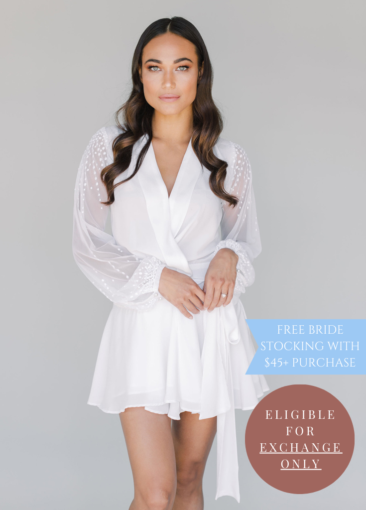 ALANNA ROBE- WHITE