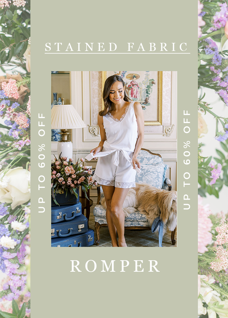 ROMPER-FINAL SALE- Stained Fabric Issue - Robed With Love
