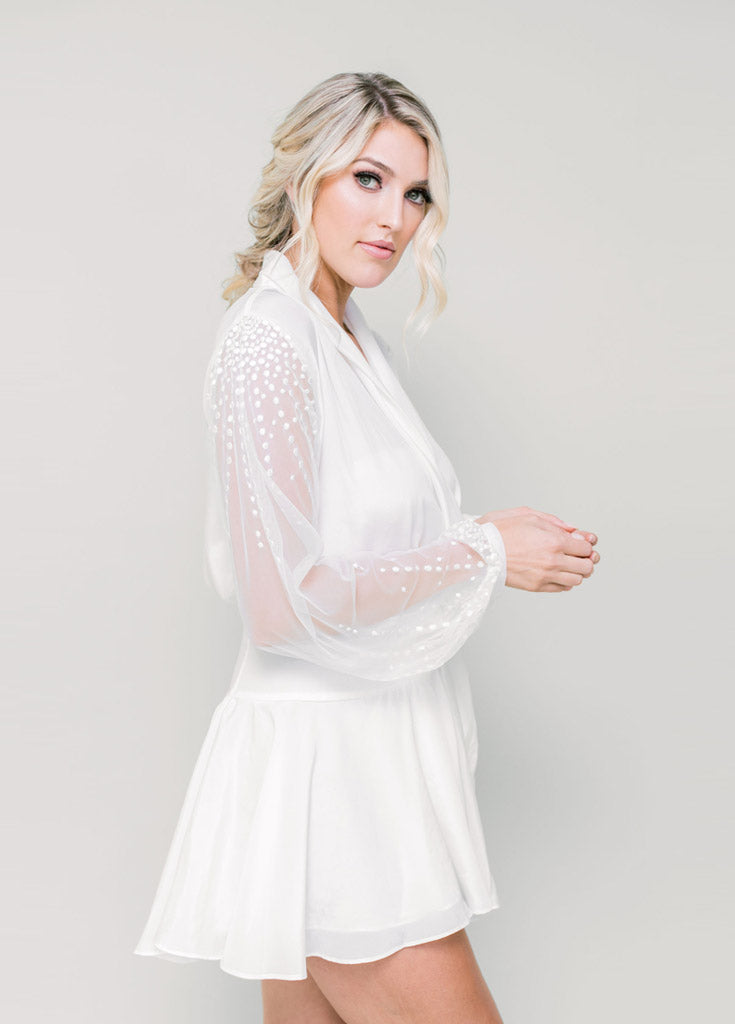 ALANNA ROBE- WHITE - Robed With Love