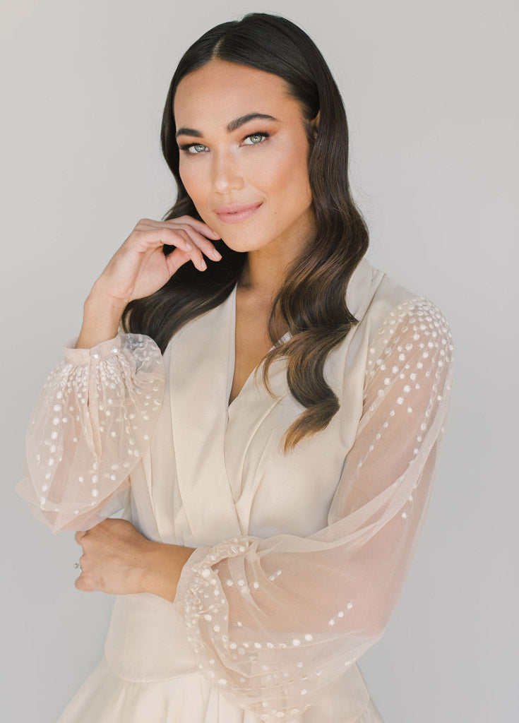 ALANNA ROBE- CHAMPAGNE - Robed With Love