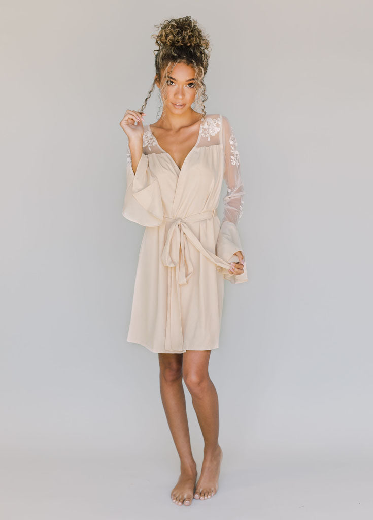 HILDY ROBE- CHAMPAGNE - Robed With Love