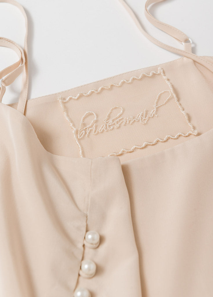 Katelyn Pajama Cami- Champagne - Robed With Love