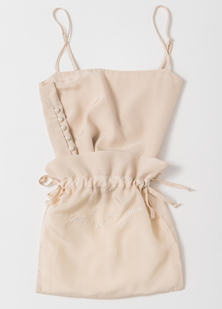 Katelyn Pajama Cami- Champagne - Robed With Love