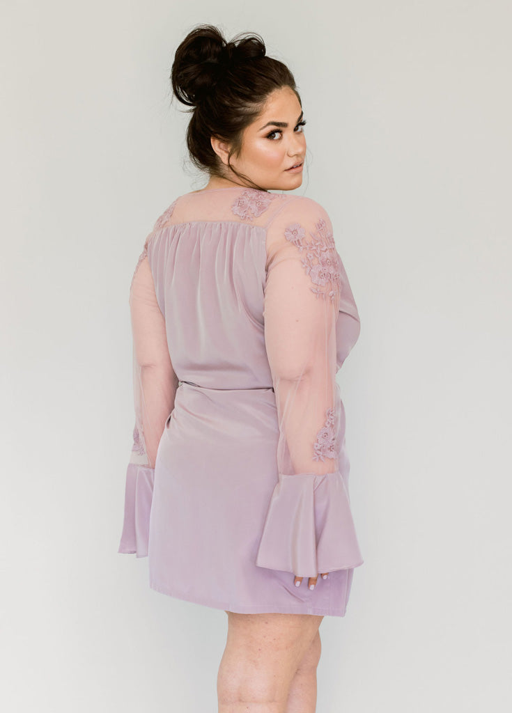 HILDY ROBE- DUSTY LAVENDER - Robed With Love