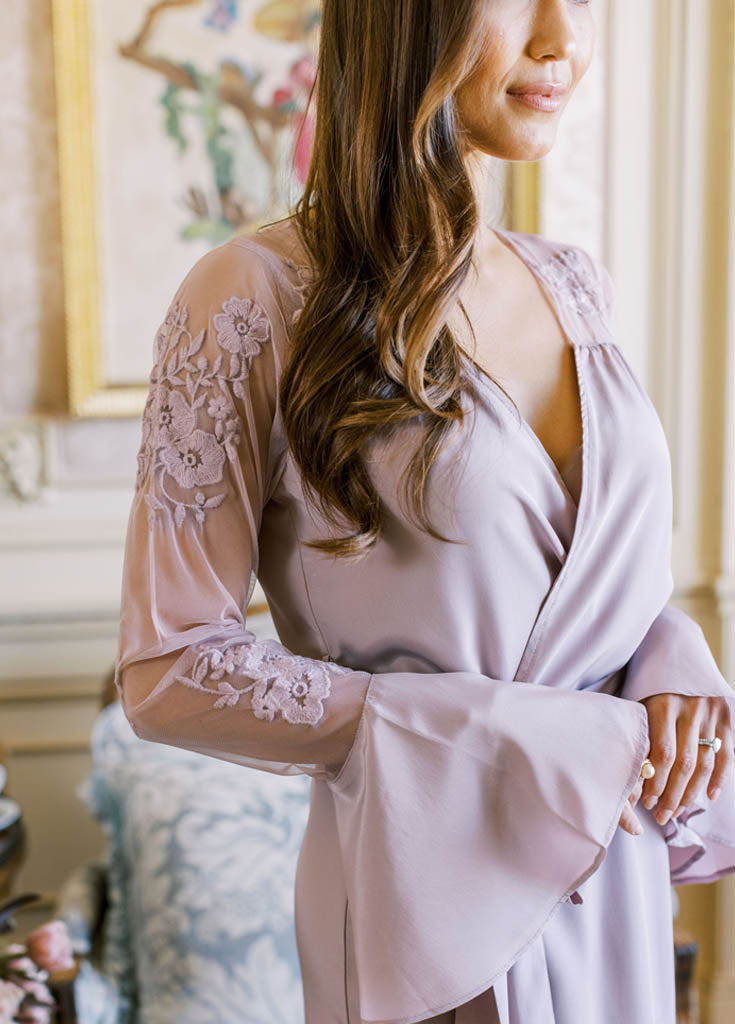 HILDY ROBE- DUSTY LAVENDER - Robed With Love