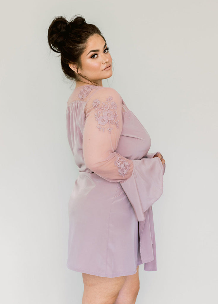 HILDY ROBE- DUSTY LAVENDER - Robed With Love