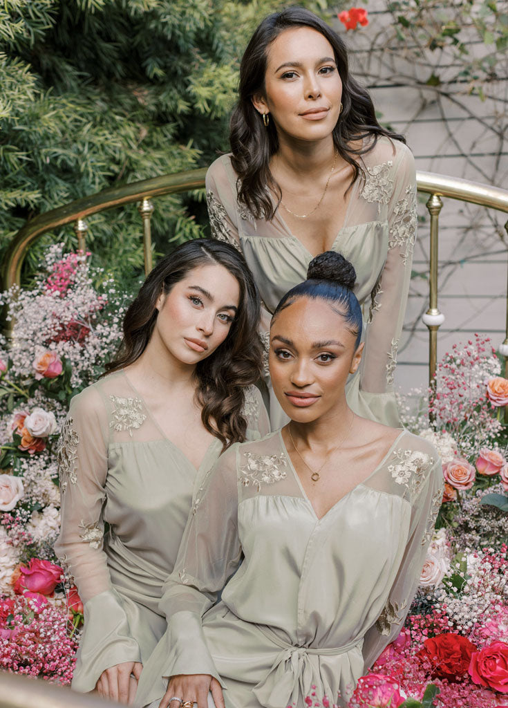 HILDY ROBE- SAGE GREEN - Robed With Love