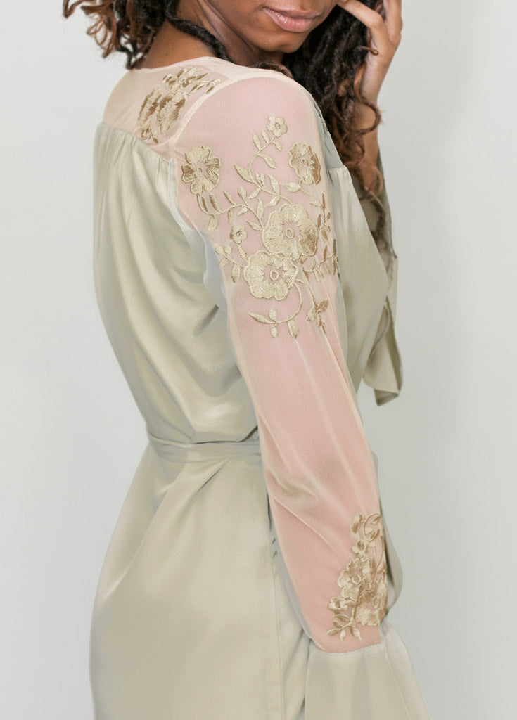 HILDY ROBE- SAGE GREEN - Robed With Love