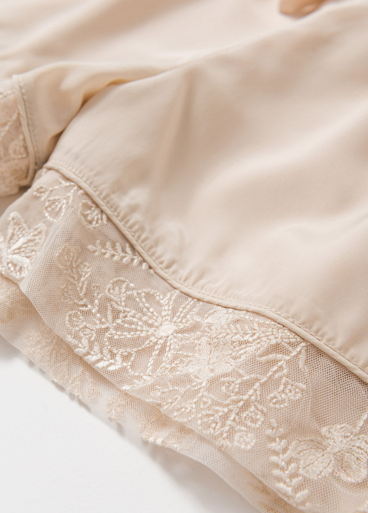 Katelyn Pajama Short- Champagne - Robed With Love