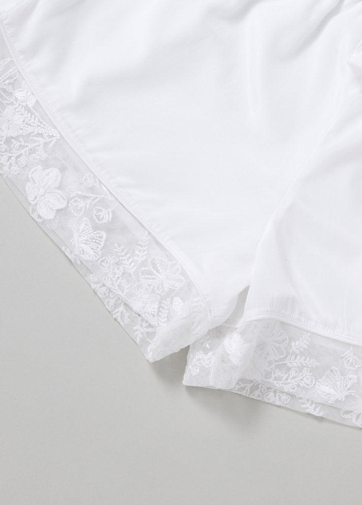 Off-White Pajama shorts ($425) ❤ liked on Polyvore featuring intimates,  sleepwear, pajamas, shorts and black