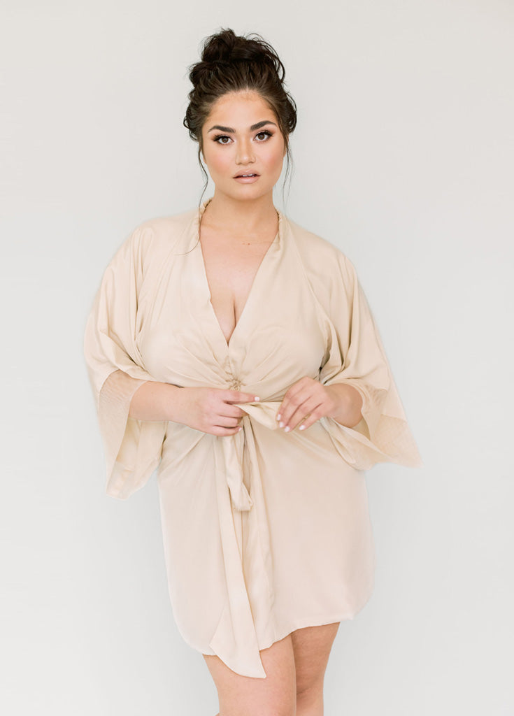 Kristy Kimono- Champagne - Robed With Love