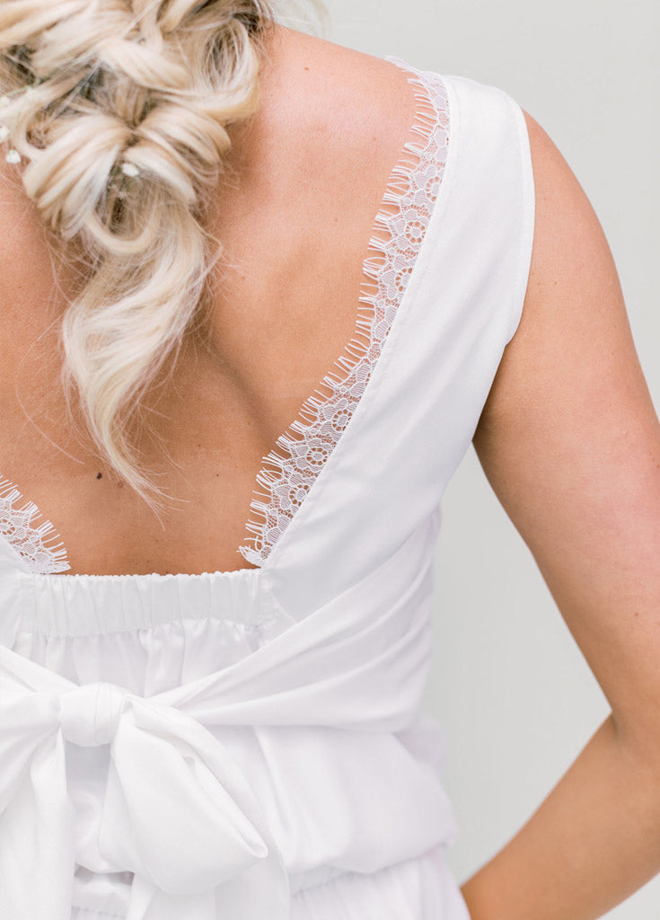 Romper- White - Robed With Love