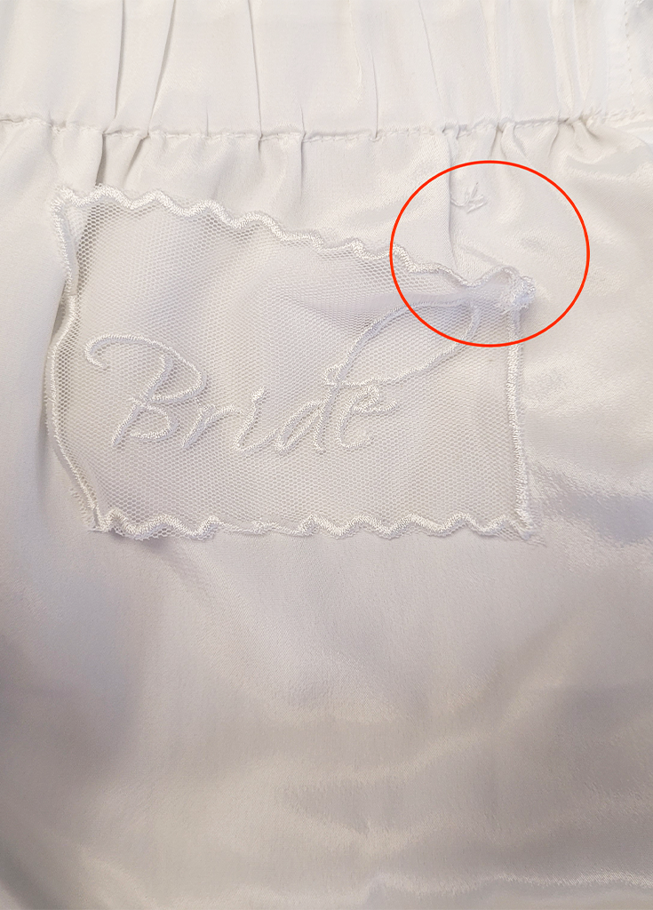 ROMPER-FINAL SALE- Embroidered Label Flaw - Robed With Love