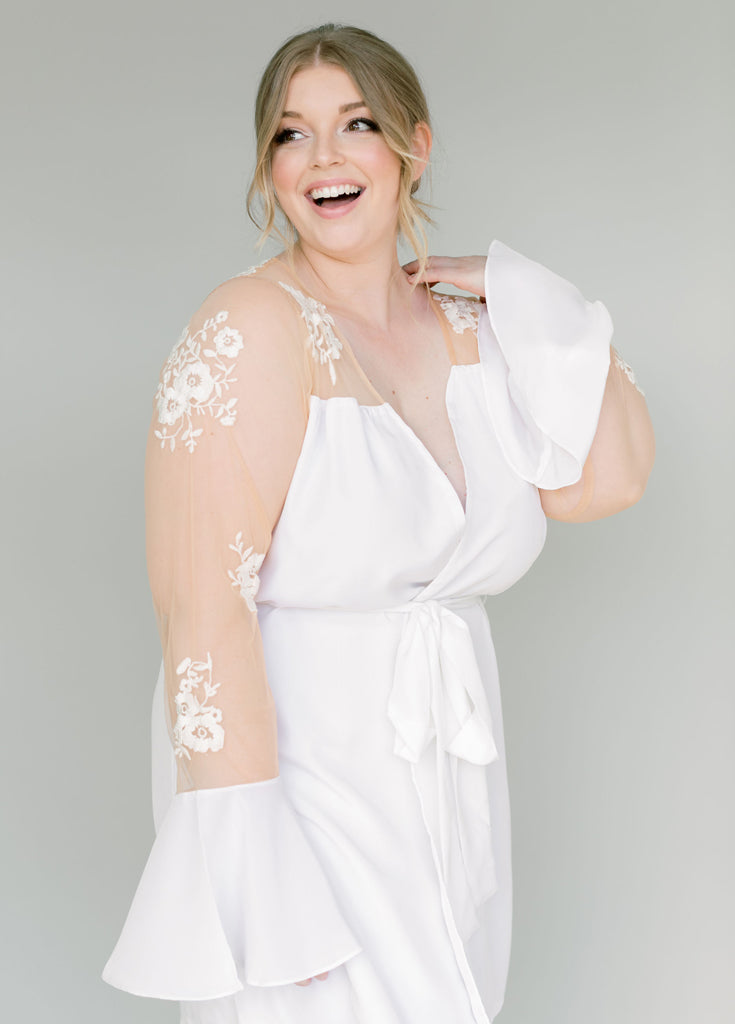 HILDY ROBE- WHITE - Robed With Love